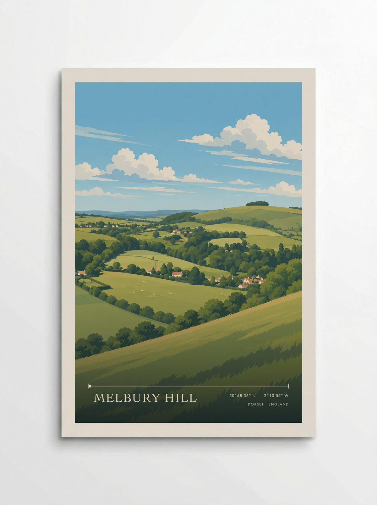 Melbury Hill, Dorset | Travel Poster - Poster