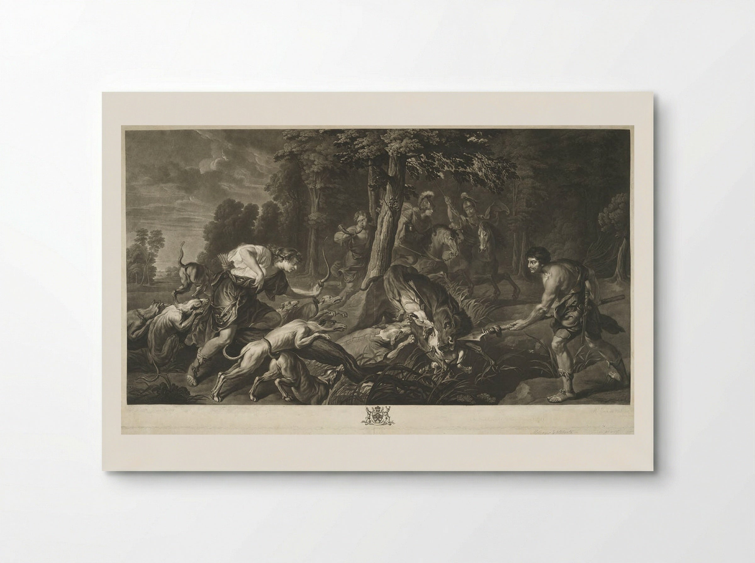 Meleager and Atalanta - Richard Earlom - Poster