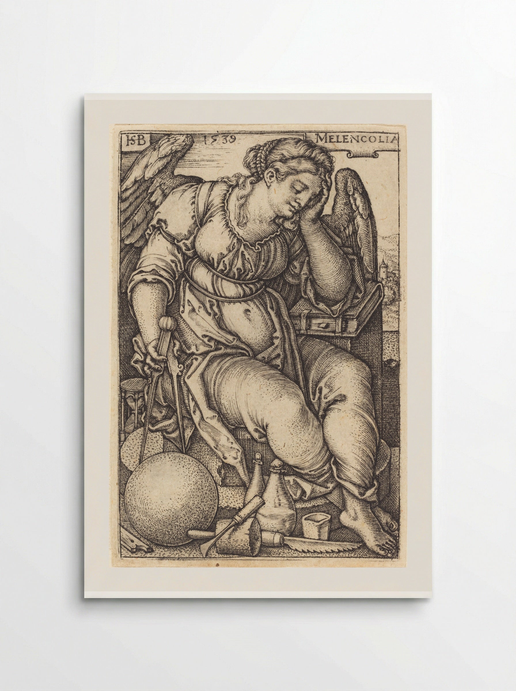 Melencolia - Sebald Beham - Poster