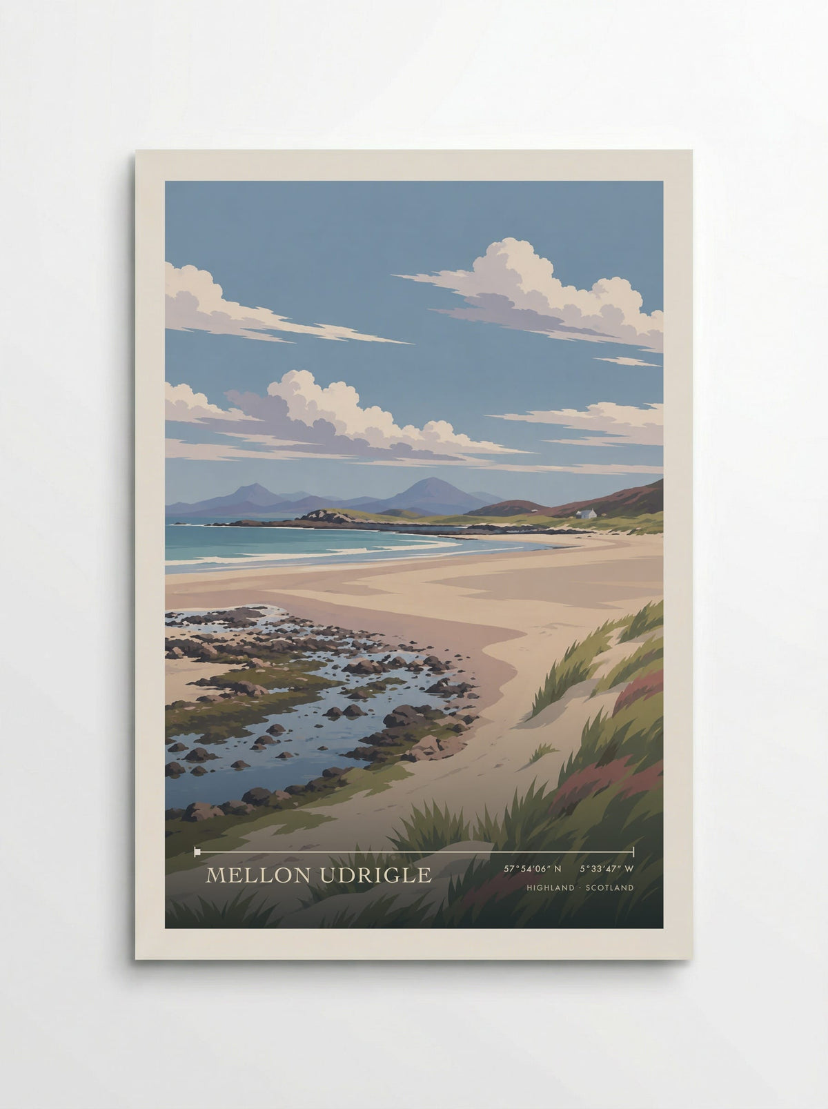 Mellon Udrigle, Highland | Travel Poster - Poster