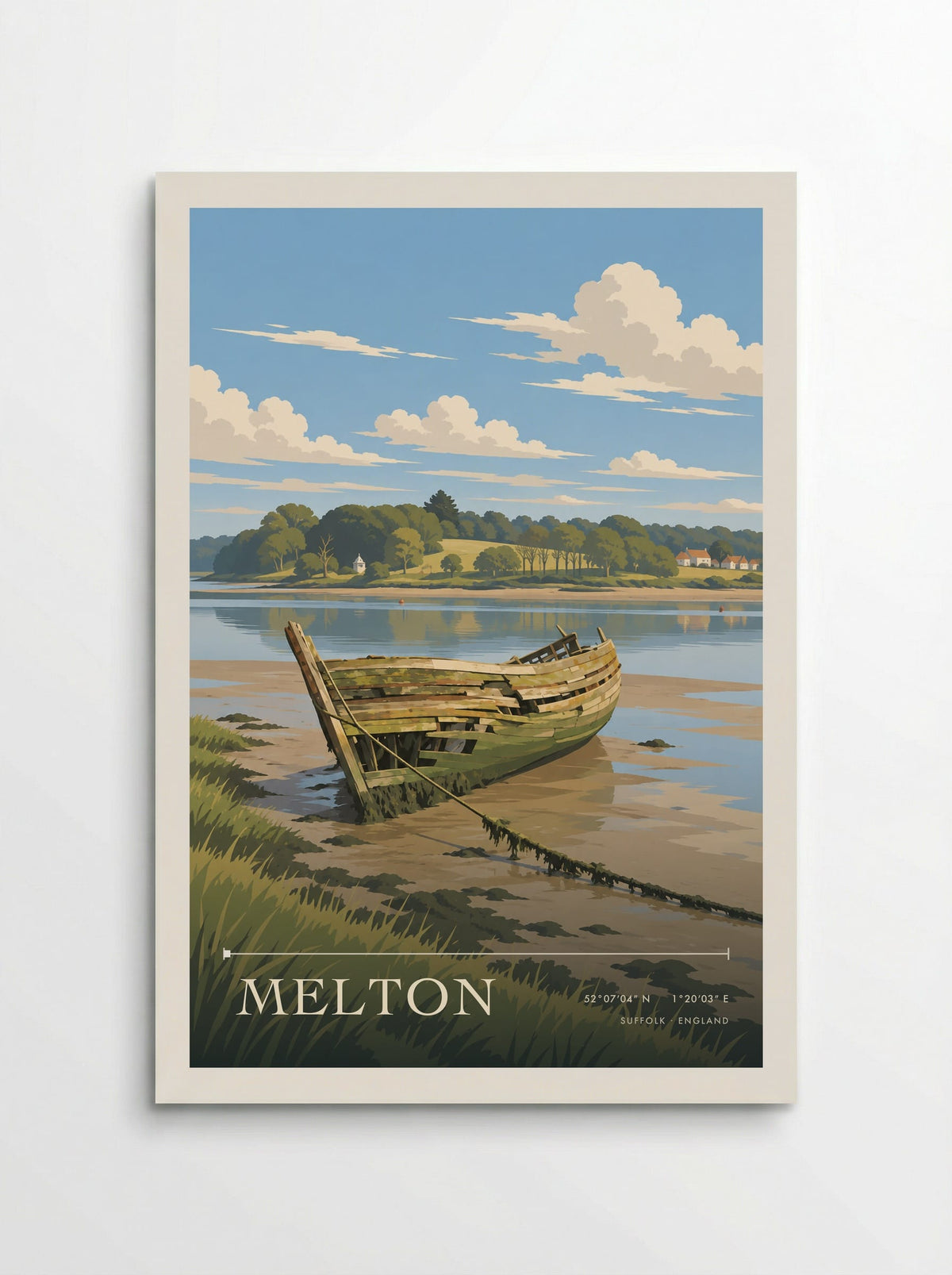 Melton, Suffolk | Travel Poster - Poster