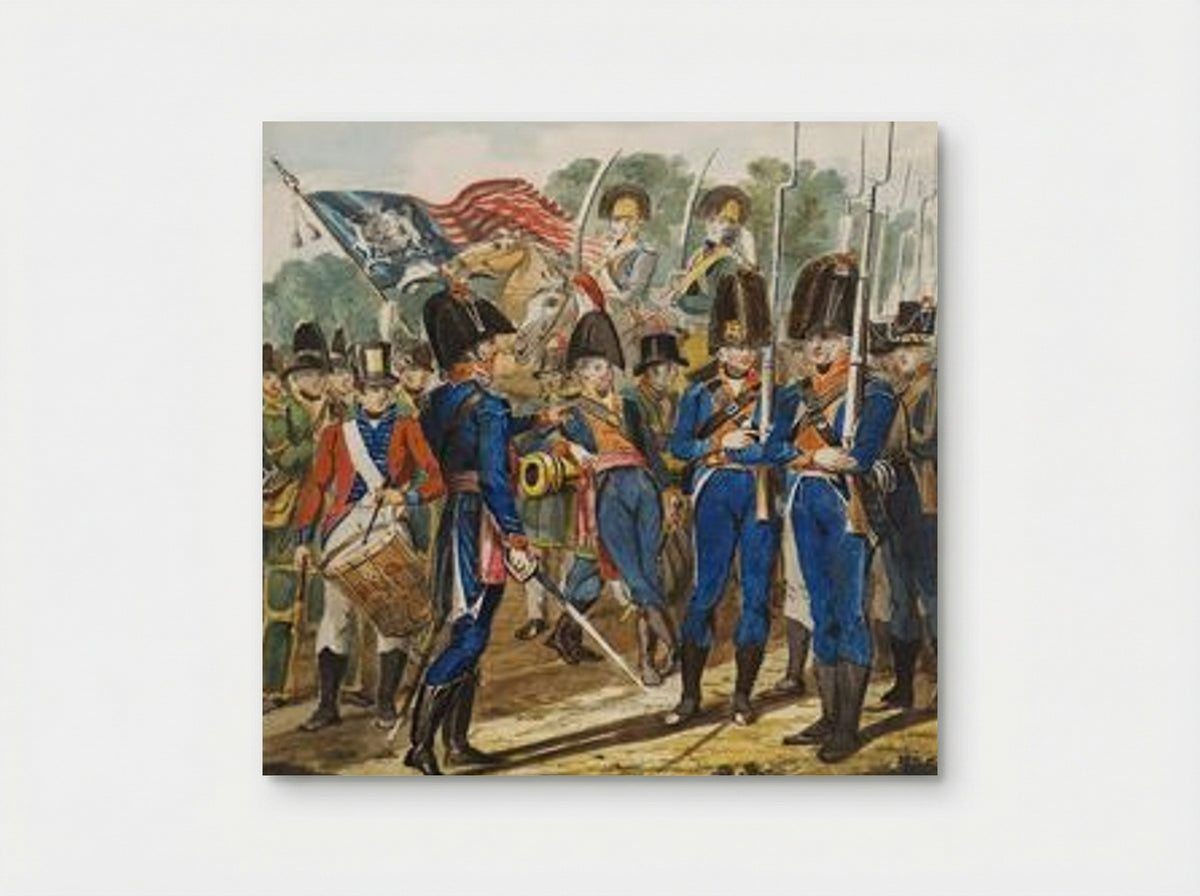 Members of the City Troop and other Philadelphia Soldiery - John Lewis Krimmel - Poster
