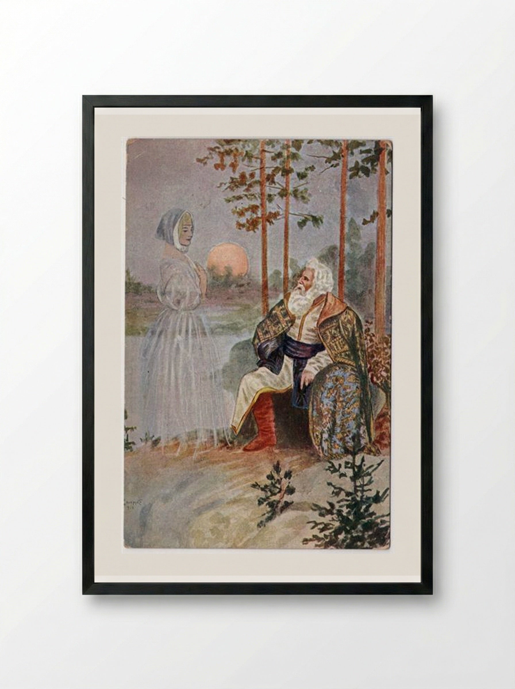Memory - Sergey Solomko - Framed Print Black