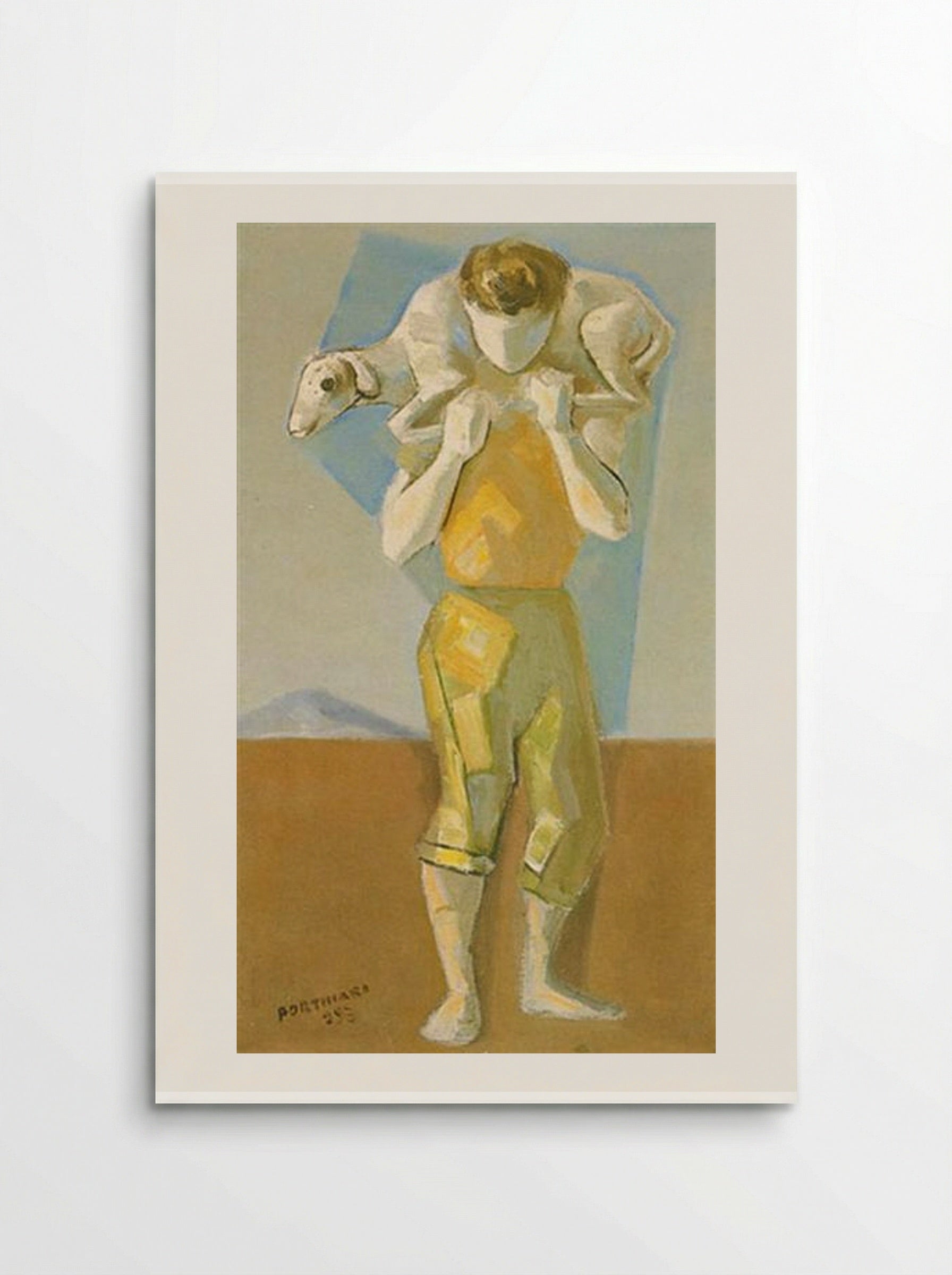 Menino com carneiro - Candido Portinari - Poster