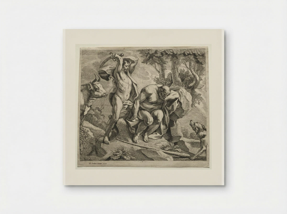 Mercury Killing Argus - Jacob Jordaens - Poster