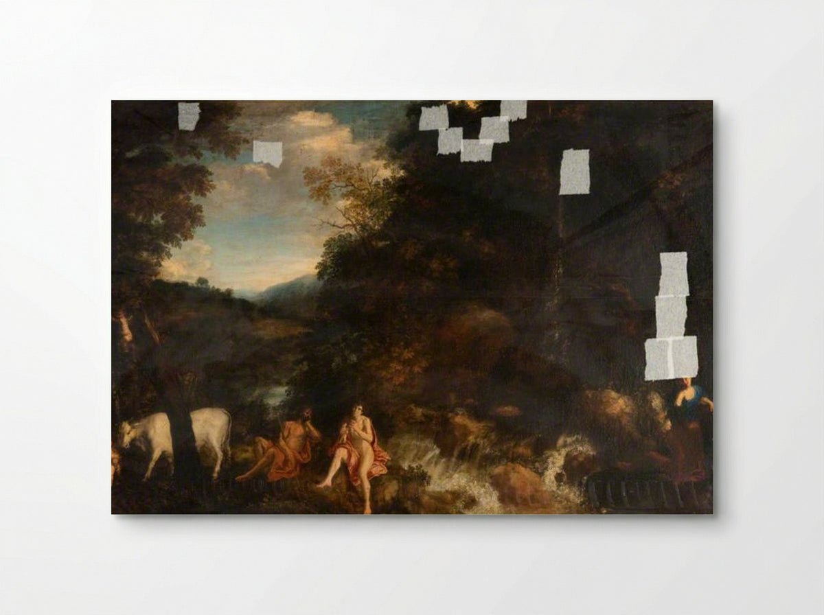 Mercury and Argus in a Landscape - Dirck van der Lisse - Poster