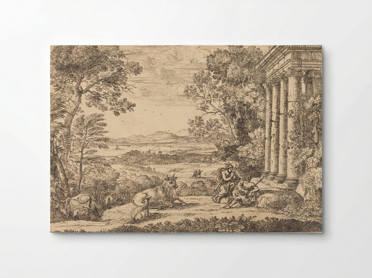 Mercury and Argus - Claude Lorrain - Poster