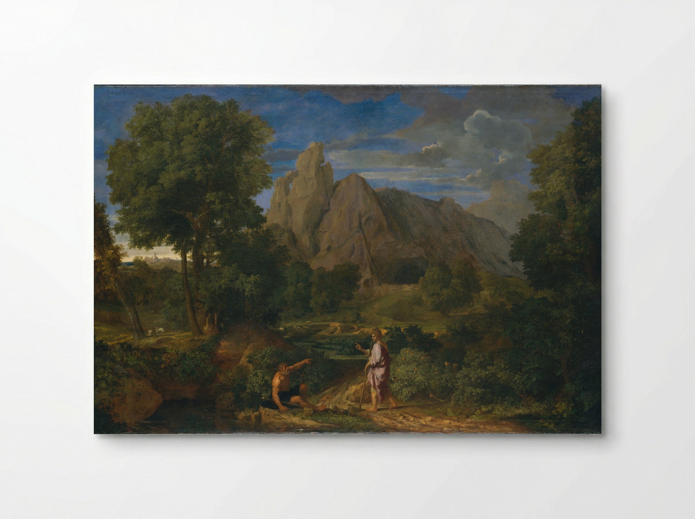 Mercury and Battus - Francisque Millet - Poster