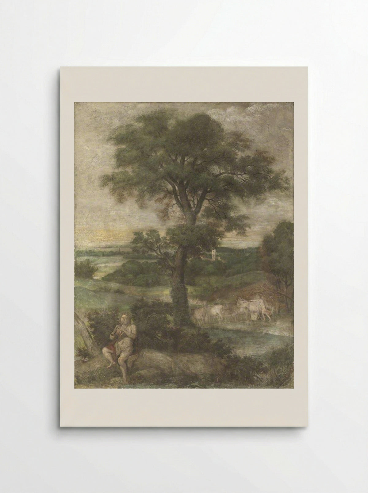 Mercury stealing the Herds of Admetus - Domenichino - Poster