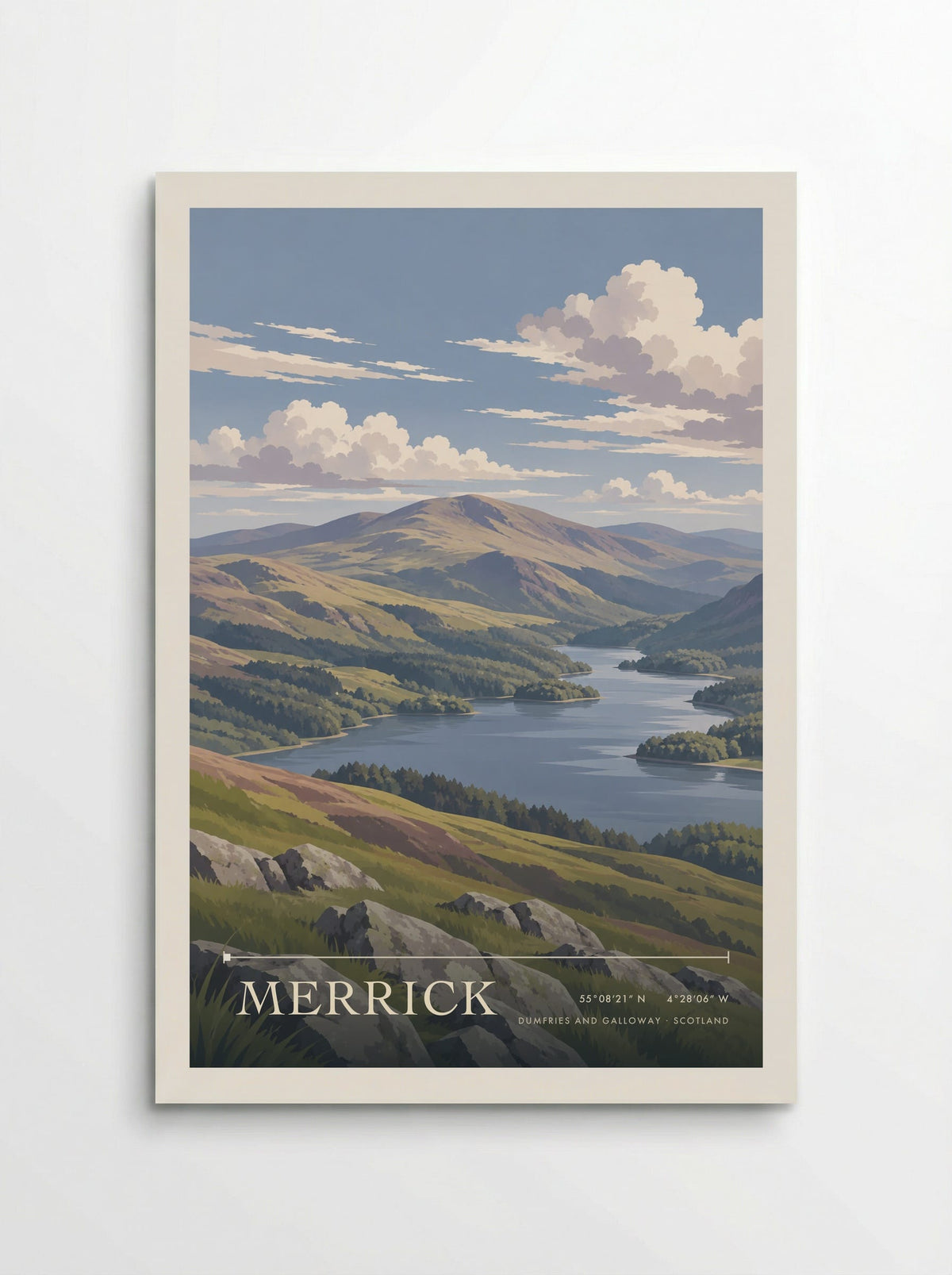 Merrick, Dumfries and Galloway | Travel Poster - Poster