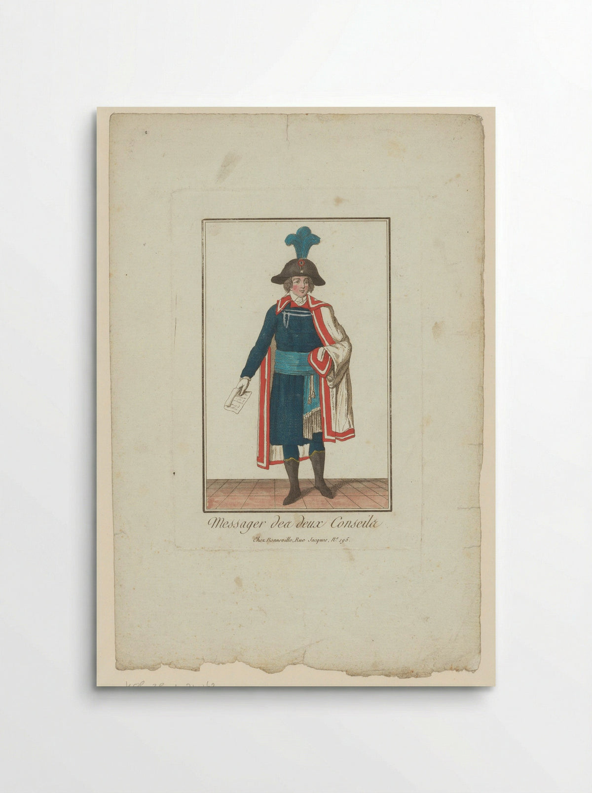 Messager des deux Conseils - François Bonneville - Poster