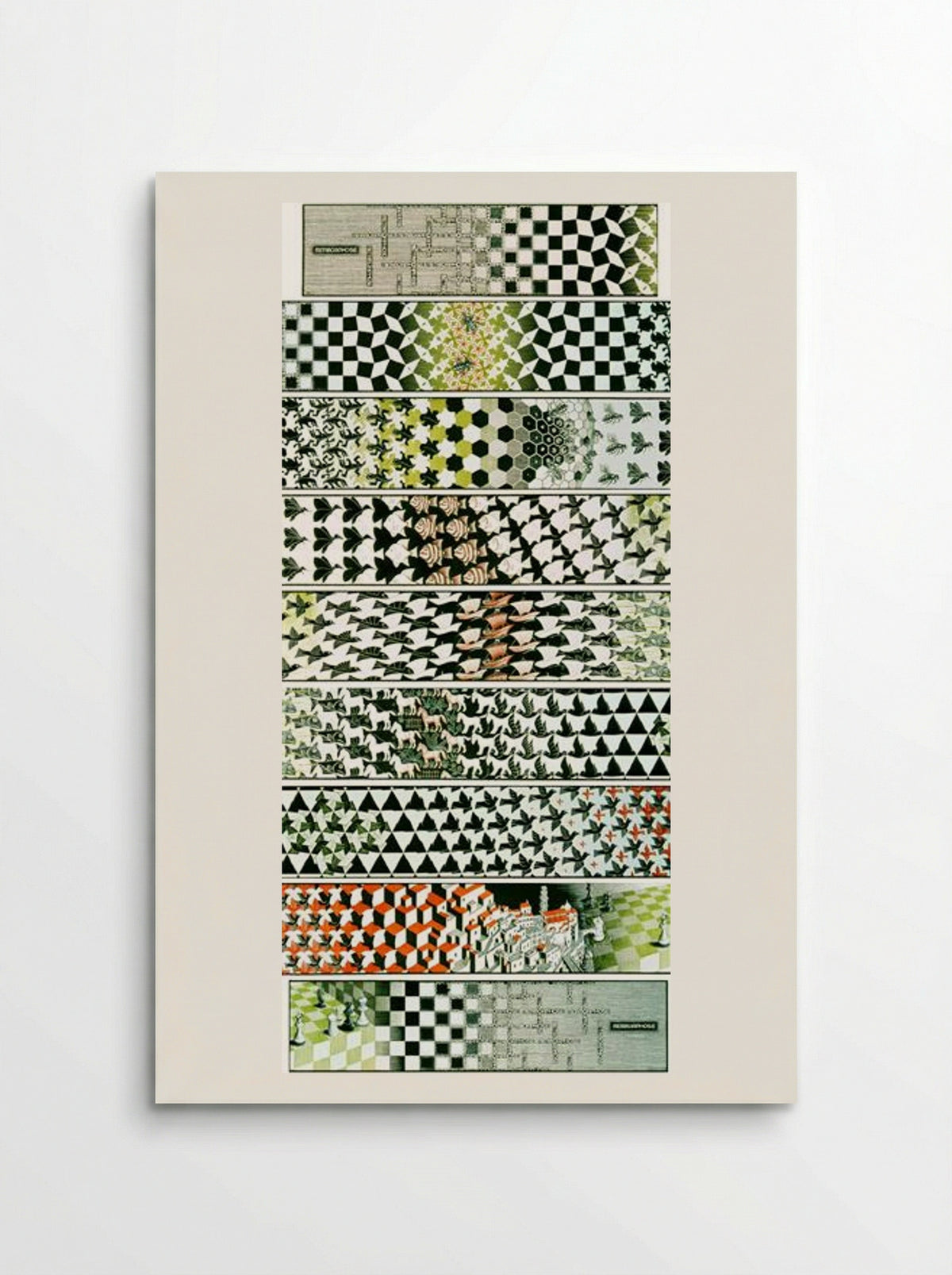 Metamorphosis III - M.C. Escher - Poster