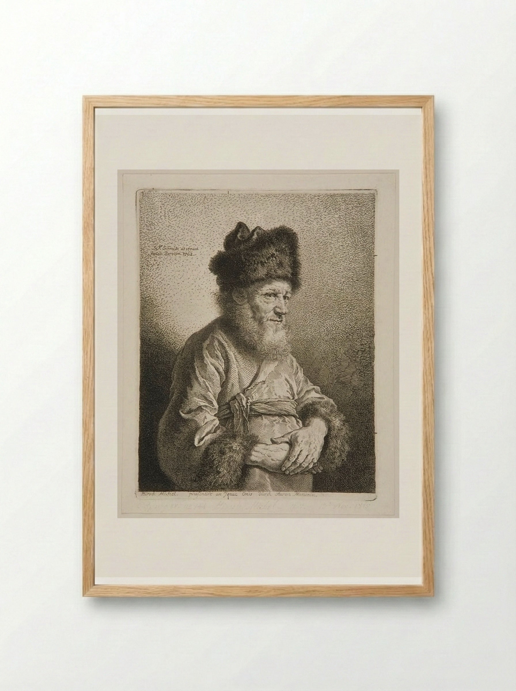 Michael Hirsch - Georg Friedrich Schmidt - Framed Print Wood