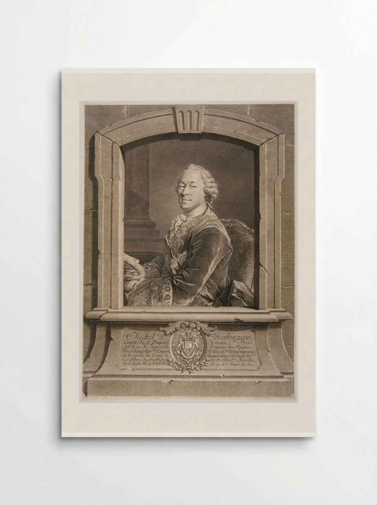 Michel de Woronzow - Georg Friedrich Schmidt - Poster