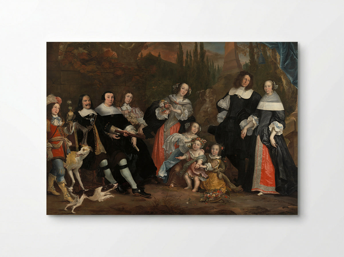Michiel Adriaenszoon de Ruyter and his Family - Juriaen Jacobsz. - Poster