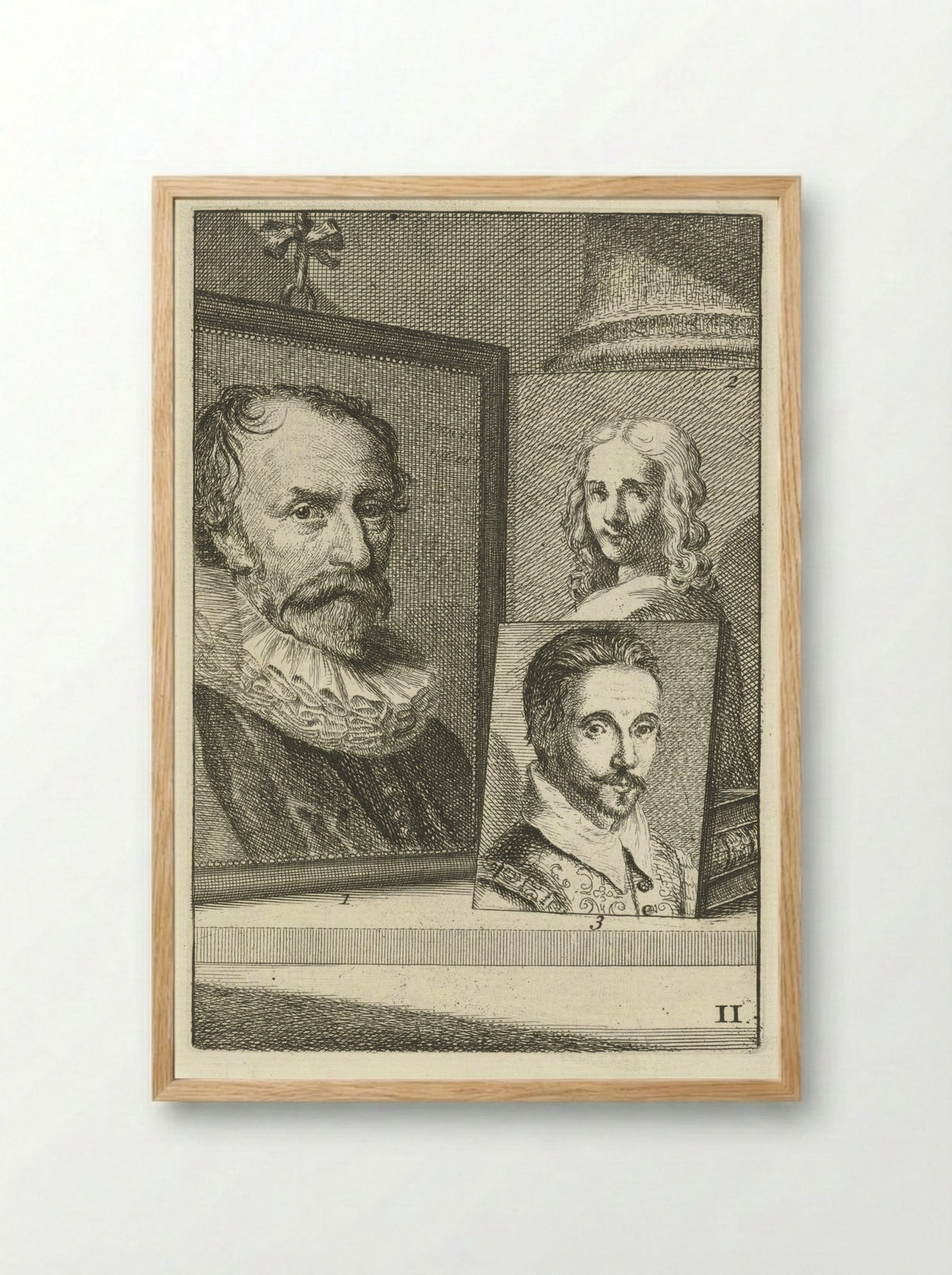 Michiel Jansz Mierevelt - Willem Jacobszoon Delff - Framed Print Wood