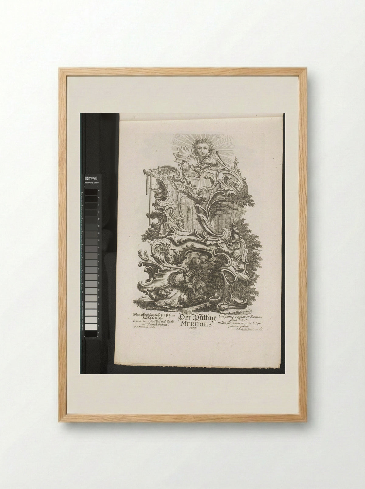 Middag (Meridies) - Jakob Wangner - Framed Print Wood