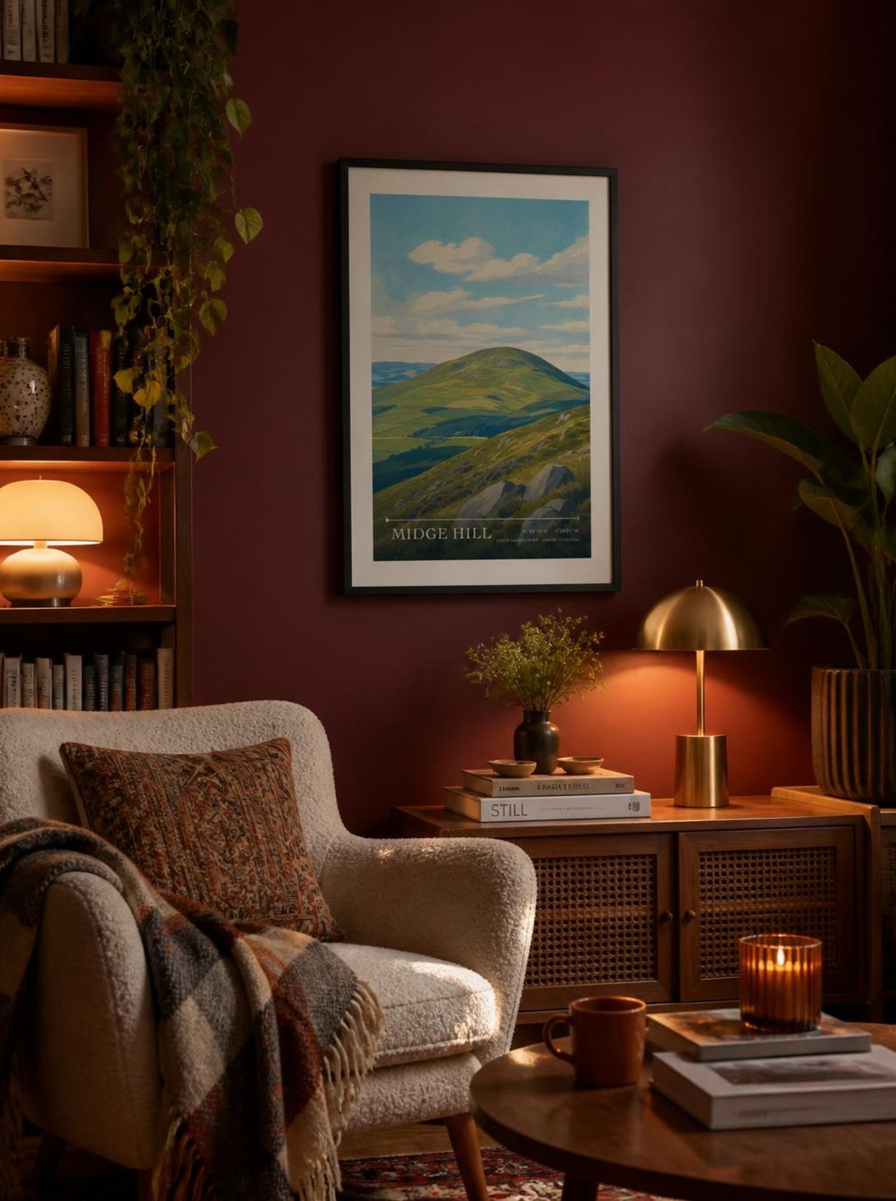 Midge Hill South Lanarkshire United Kingdom Travel Poster - Lifestyle