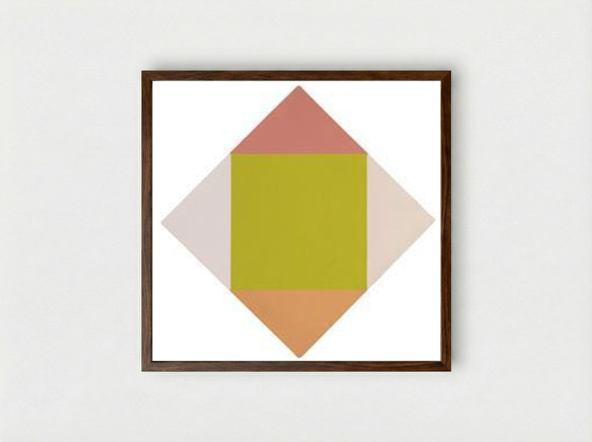 Milde Zonen - Max Bill - Framed Print Dark Wood
