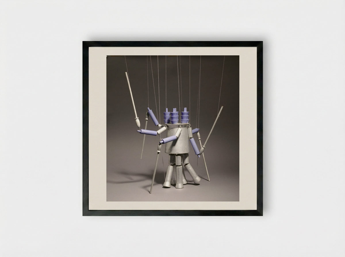 Military Guards (Die Wachen) - Sophie Taeuber-Arp - Framed Print Black