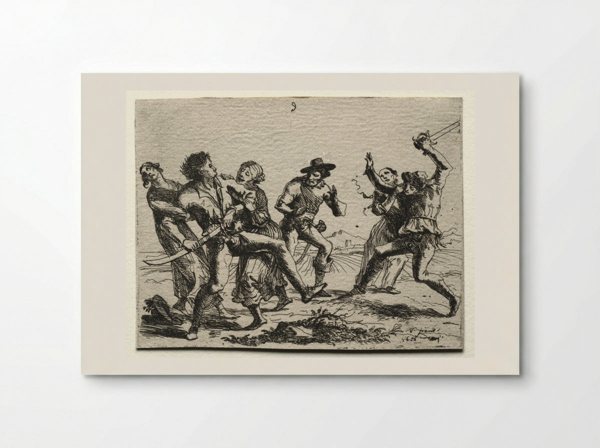 Military Subjects: A Quarrel - Hans Ulrich Franckh - Poster