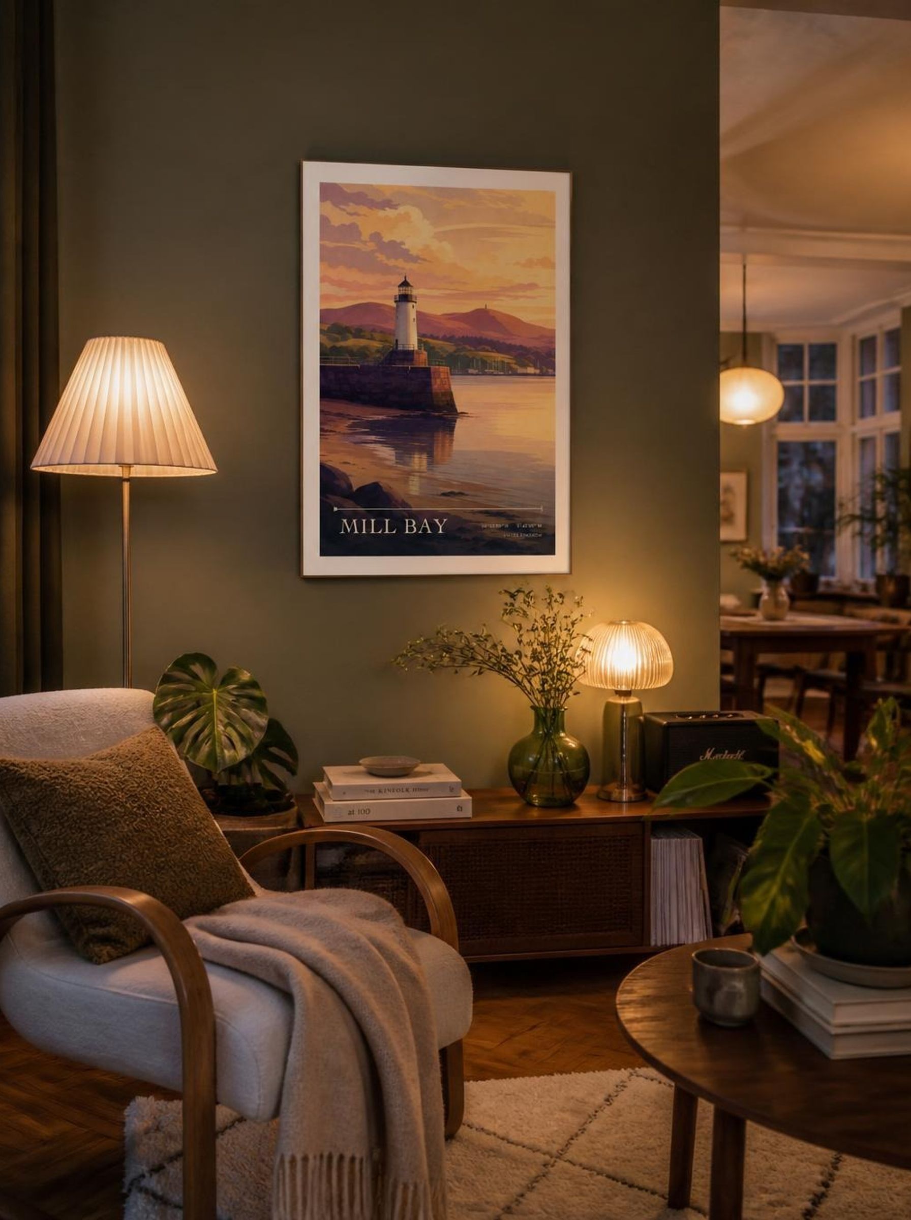 Mill Bay United Kingdom Travel Poster - Lifestyle