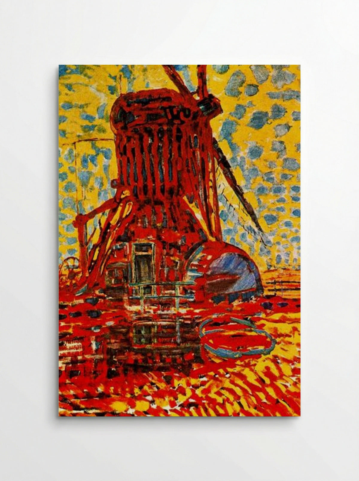 Mill in Sunlight: The Winkel Mill - Piet Mondrian - Poster