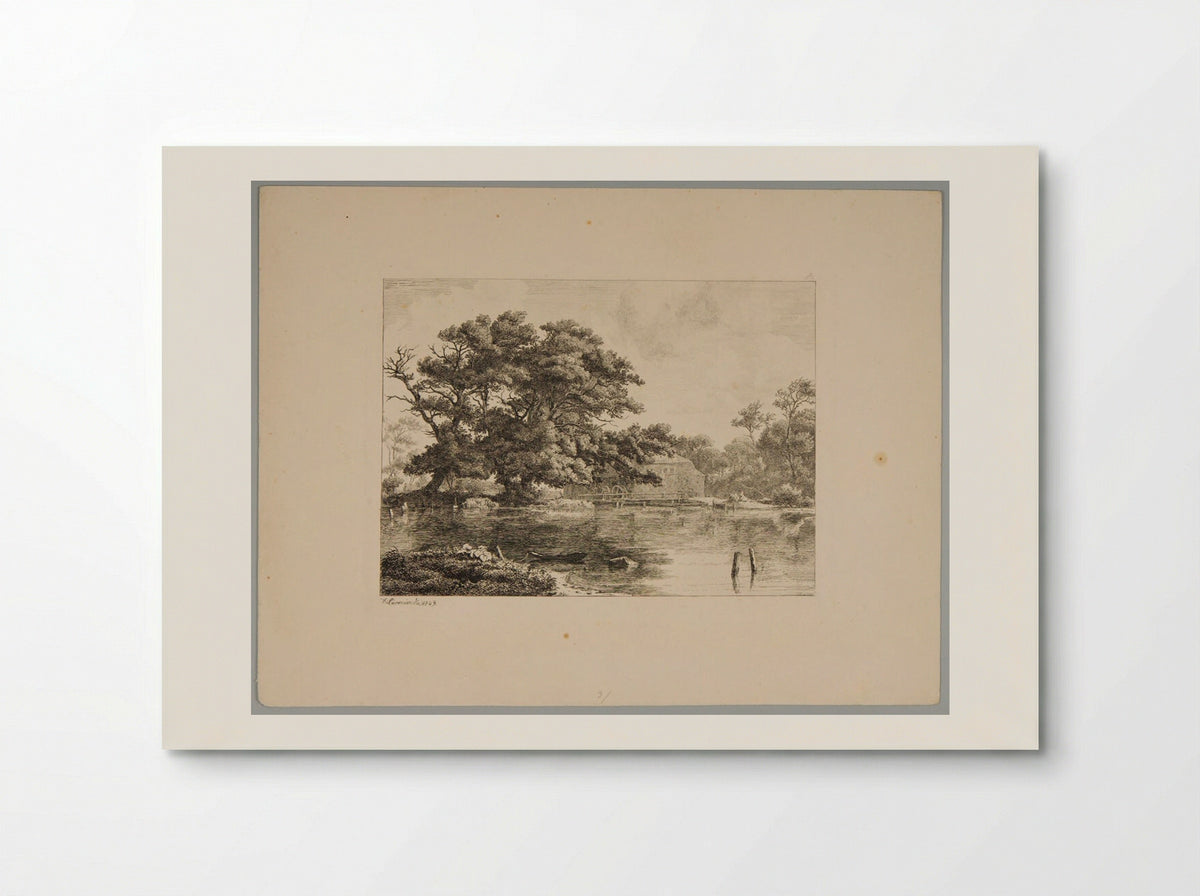 Mill - Johann Hermann Carmiencke - Poster