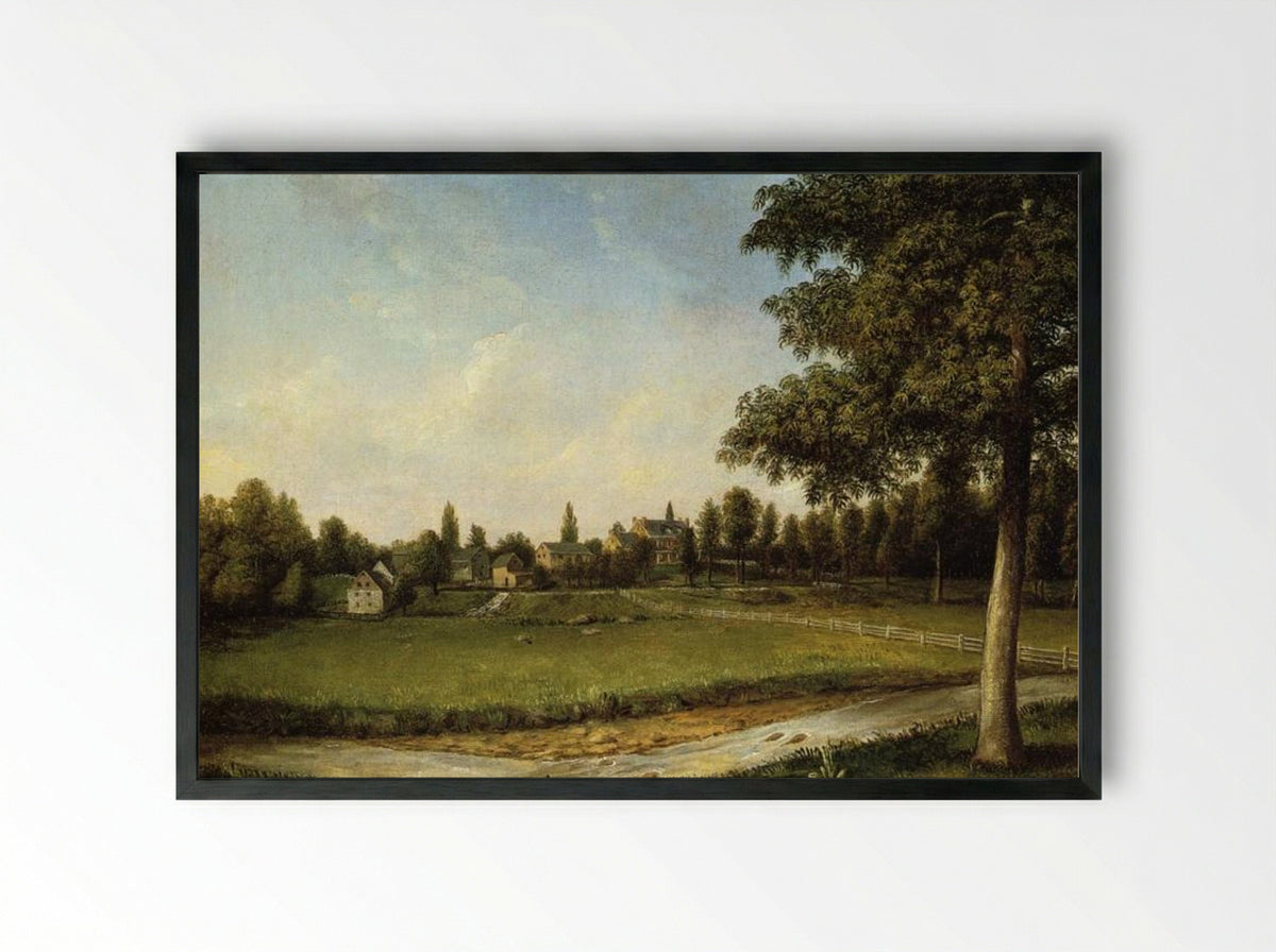 Millbank - Charles Willson Peale - Framed Print Black