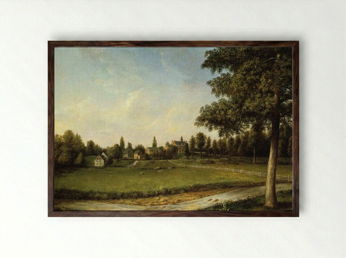 Millbank - Charles Willson Peale - Framed Print Dark Wood