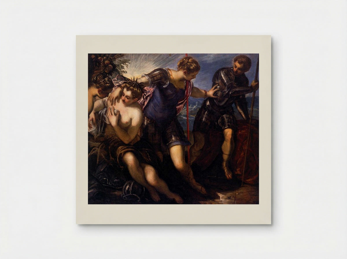 Minerva Sending Away Mars from Peace and Prosperity - Tintoretto - Poster