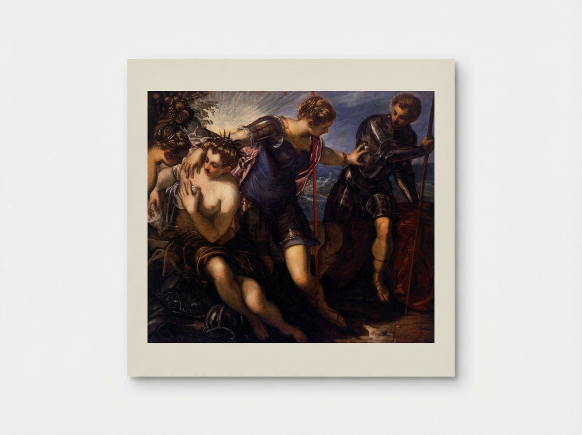 Minerva Sending Away Mars from Peace and Prosperity - Tintoretto - Poster