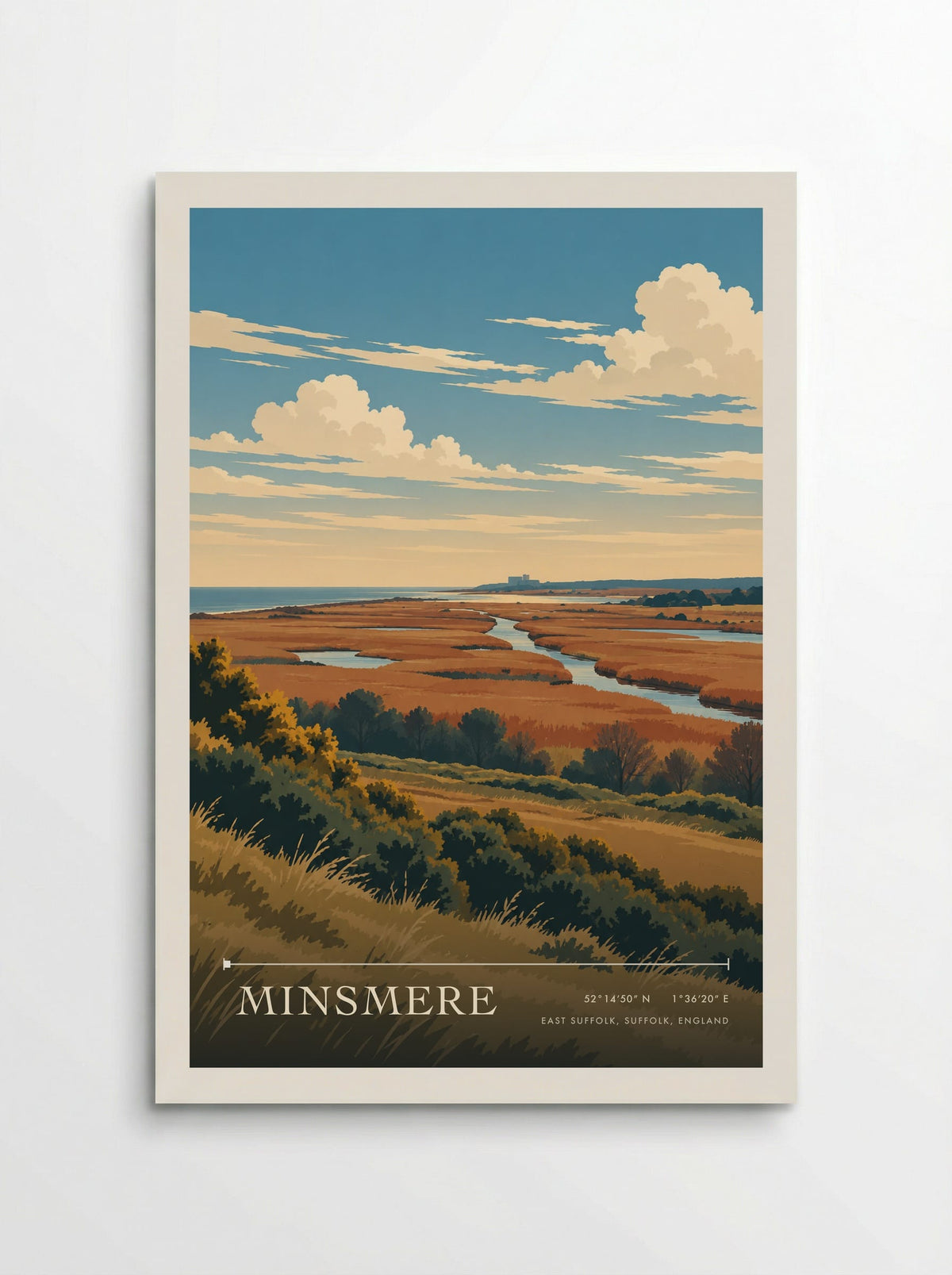 Minsmere, East Suffolk, Suffolk, England | Travel Poster - Poster