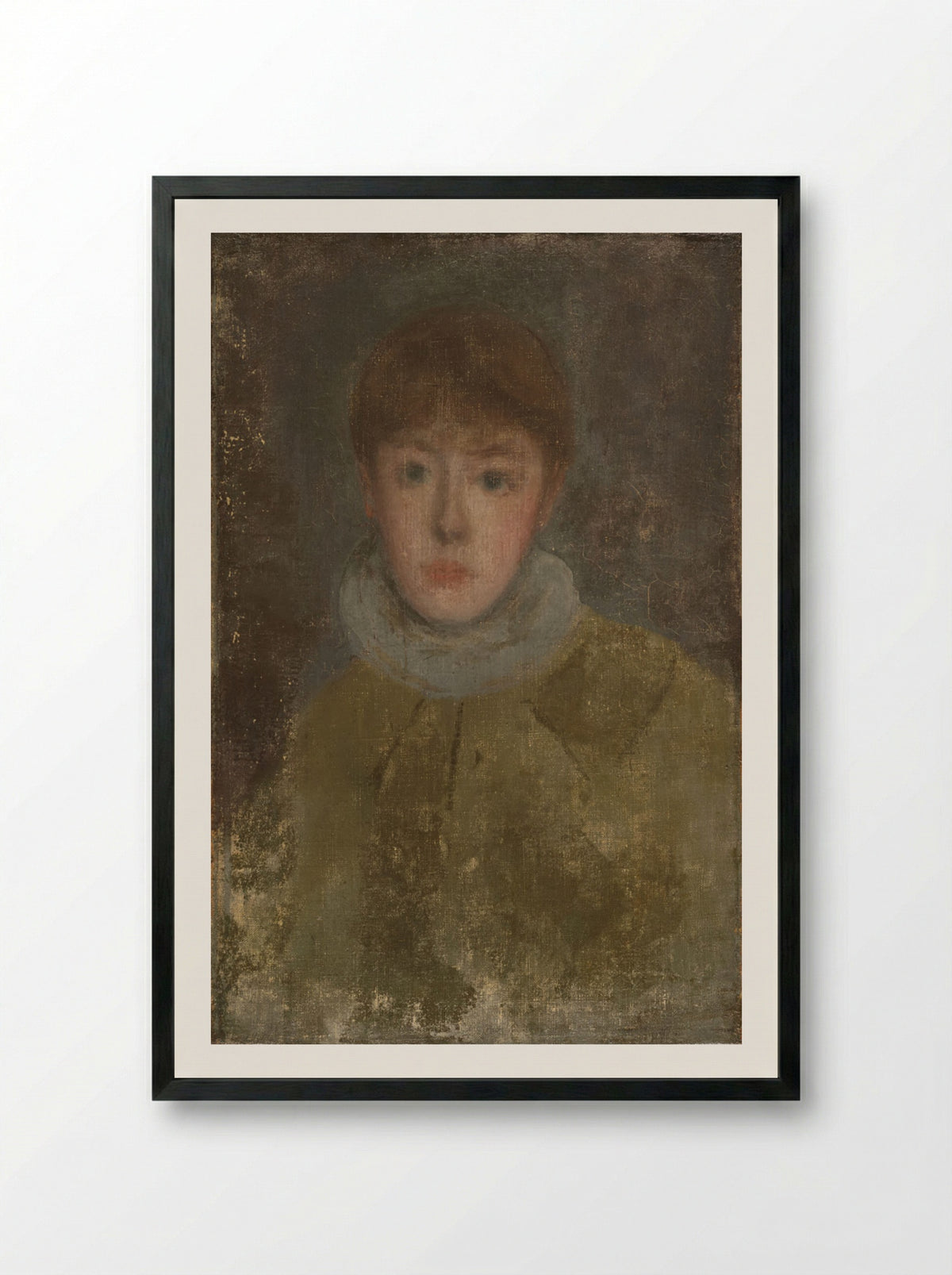 Miss Maud Franklin - James Abbott McNeill Whistler - Framed Print Black