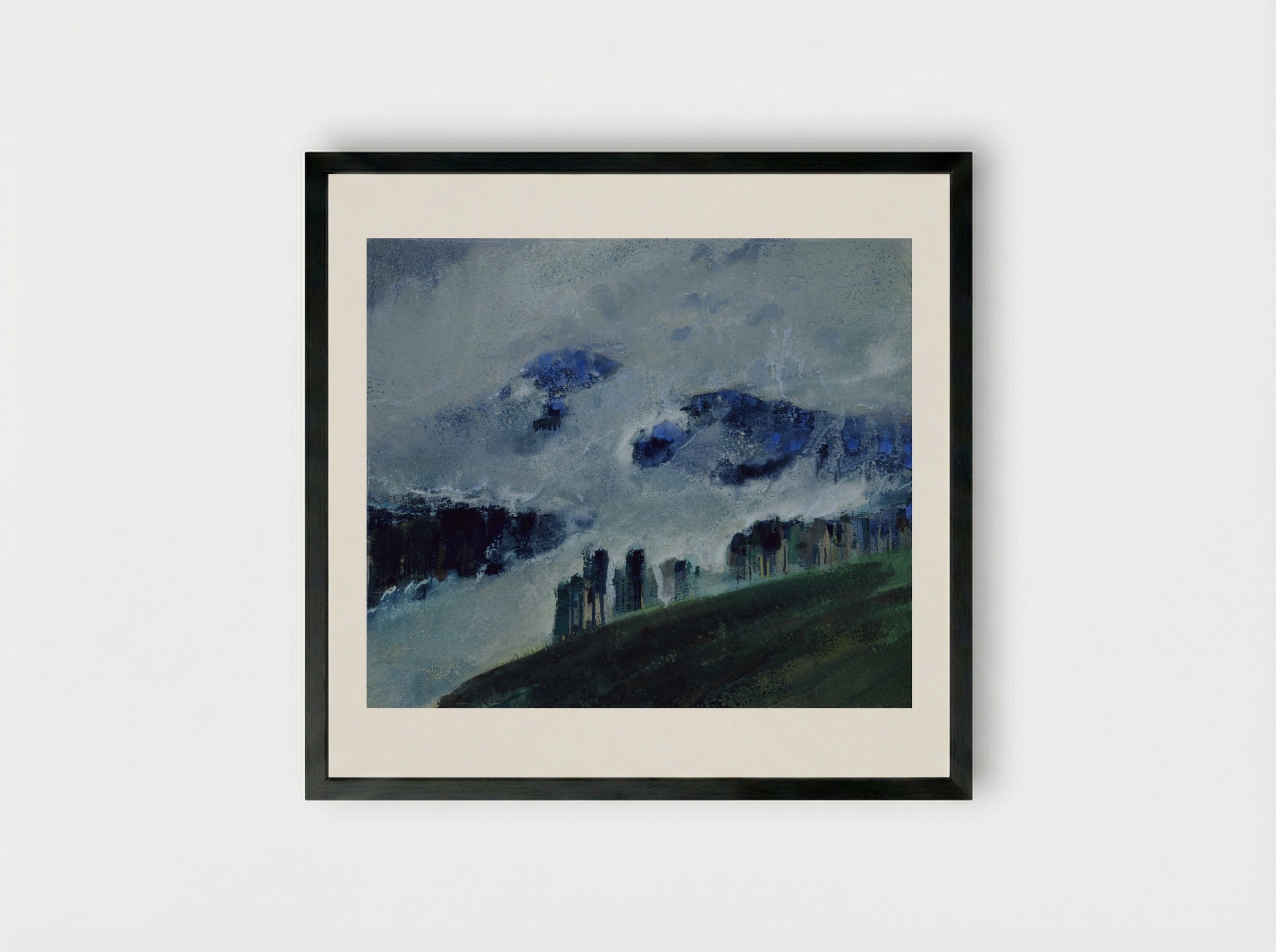 Mists - Mikalojus Konstantinas Čiurlionis - Framed Print Black