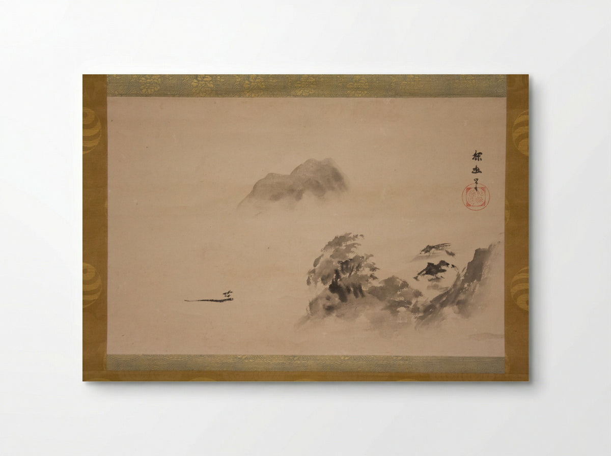 Misty Landscape - Kano School - Poster