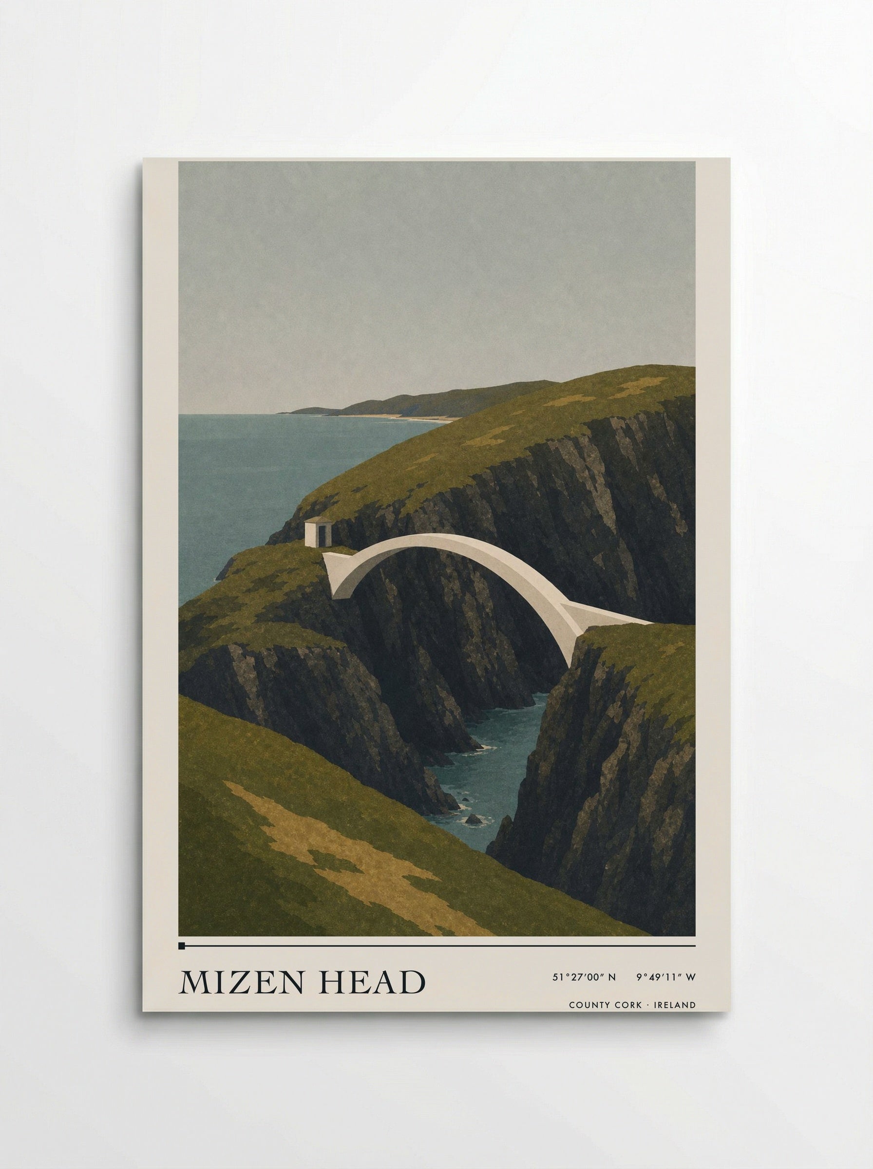 Mizen Head Travel Poster Artwork - Poster