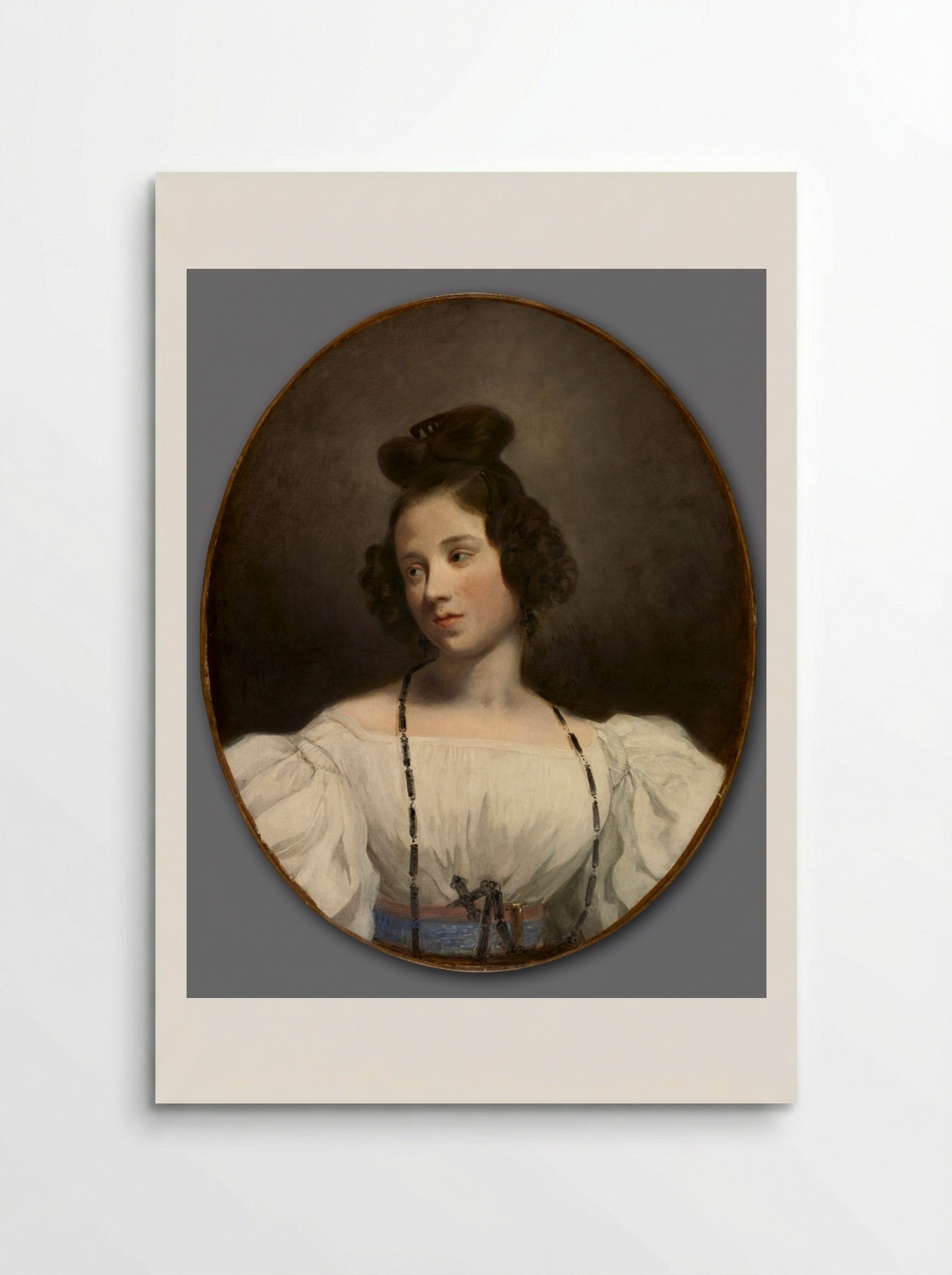 Mlle. Alexandrine-Julie de la Boutraye - Eugène Delacroix - Poster