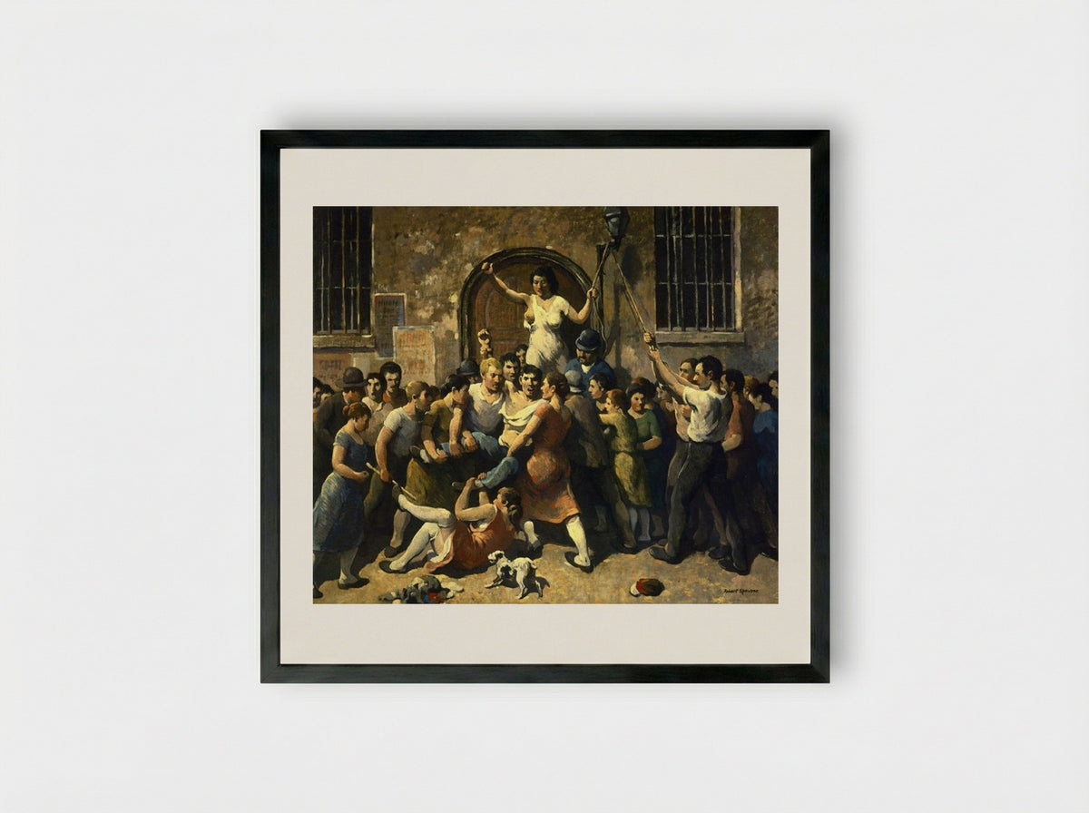 Mob Vengeance - Robert Spencer - Framed Print Black