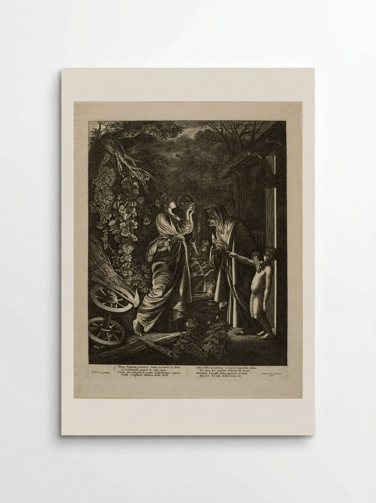 Mocking of Ceres - Wenceslaus Hollar - Poster