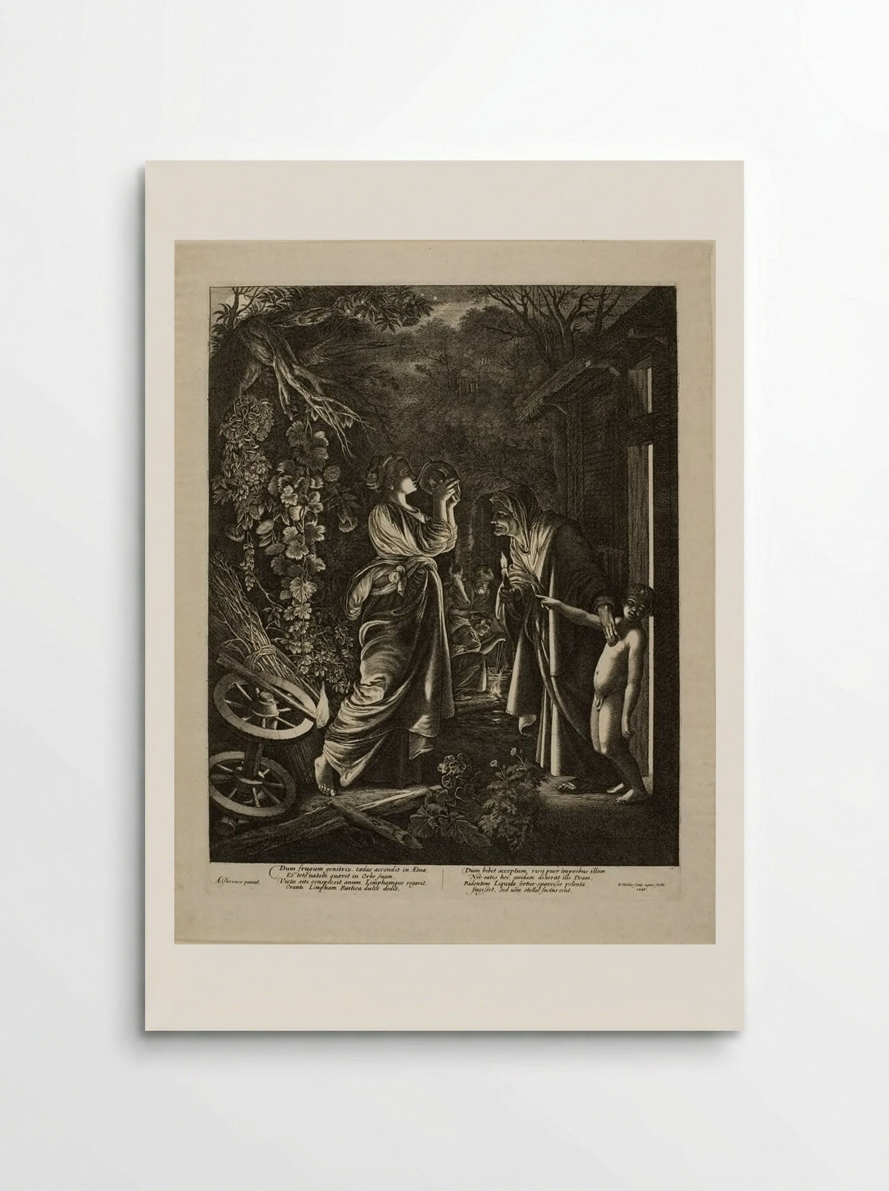 Mocking of Ceres - Wenceslaus Hollar - Poster