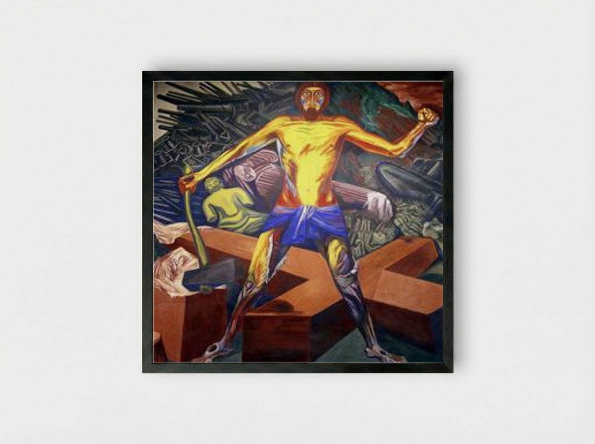 Modern Migration of the Spirit - José Clemente Orozco - Framed Print Black