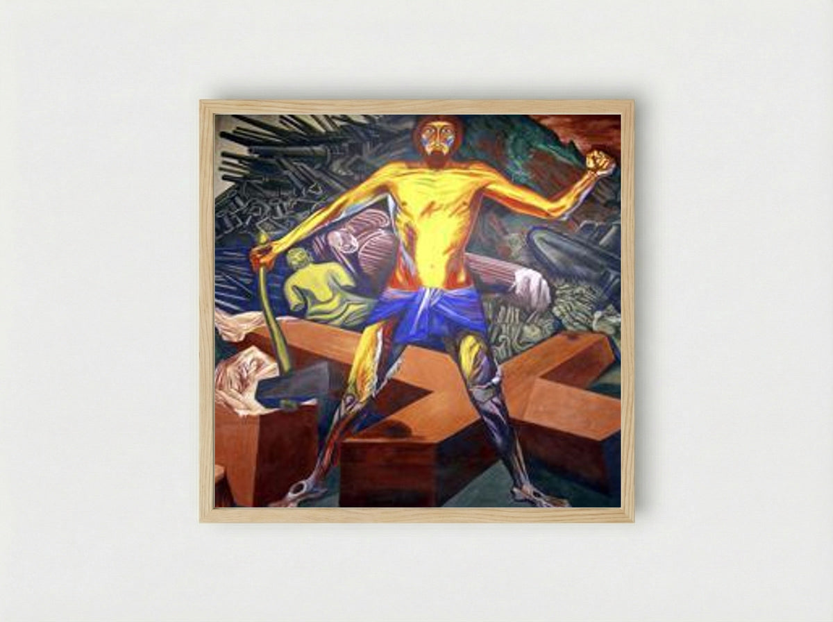 Modern Migration of the Spirit - José Clemente Orozco - Framed Print Wood