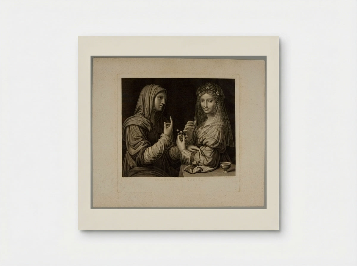 Modesta e Vanità (Modesty and Vanity) - Angelo Campanella - Poster