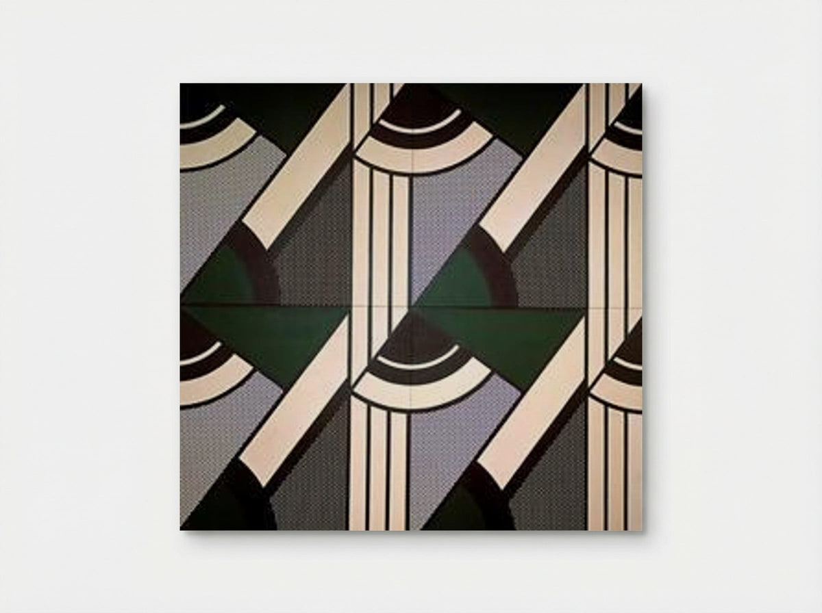Modular Painting with Four Panels, #6 - Roy Lichtenstein - Poster