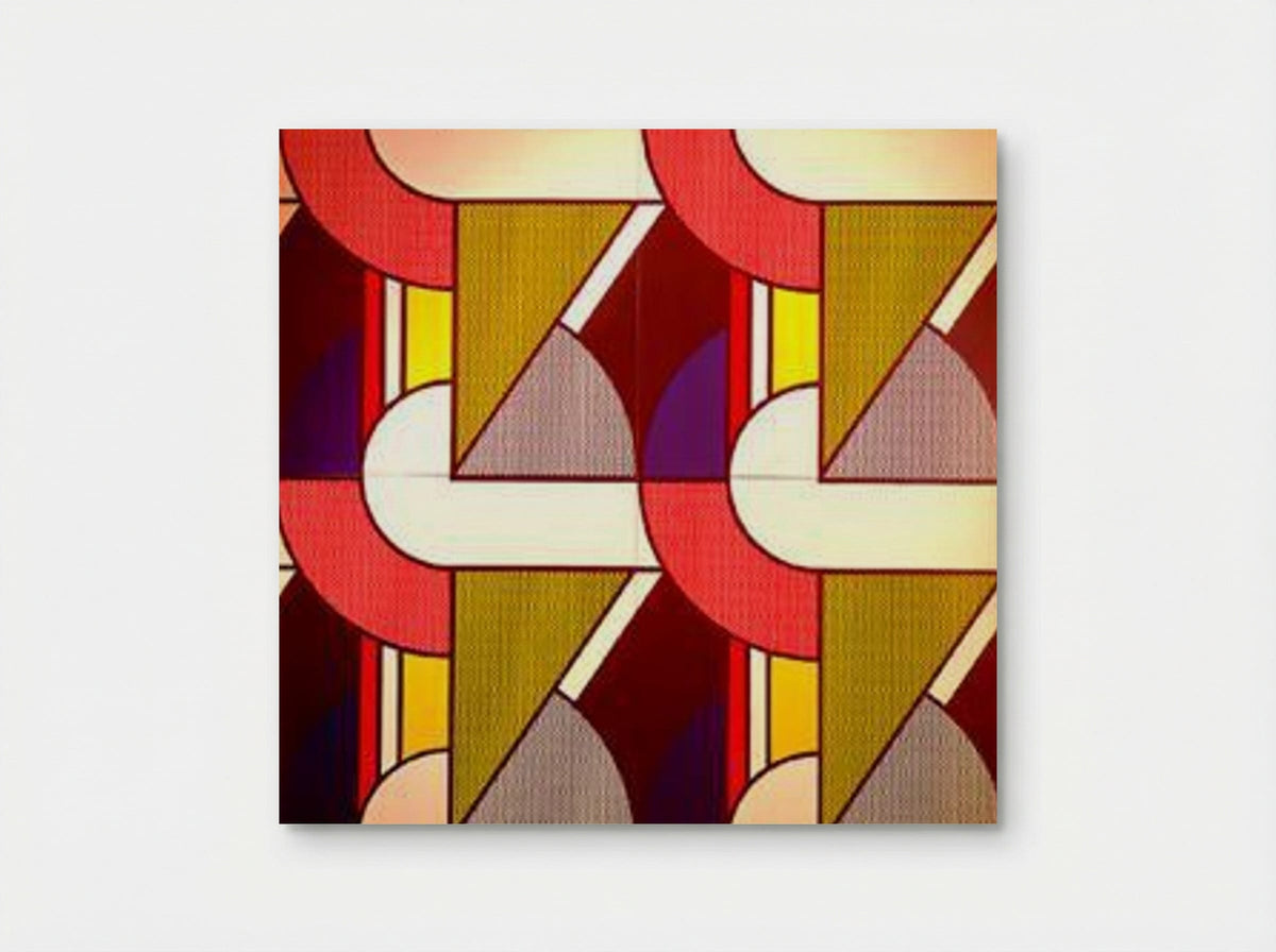 Modular painting with four panels, #2 - Roy Lichtenstein - Poster