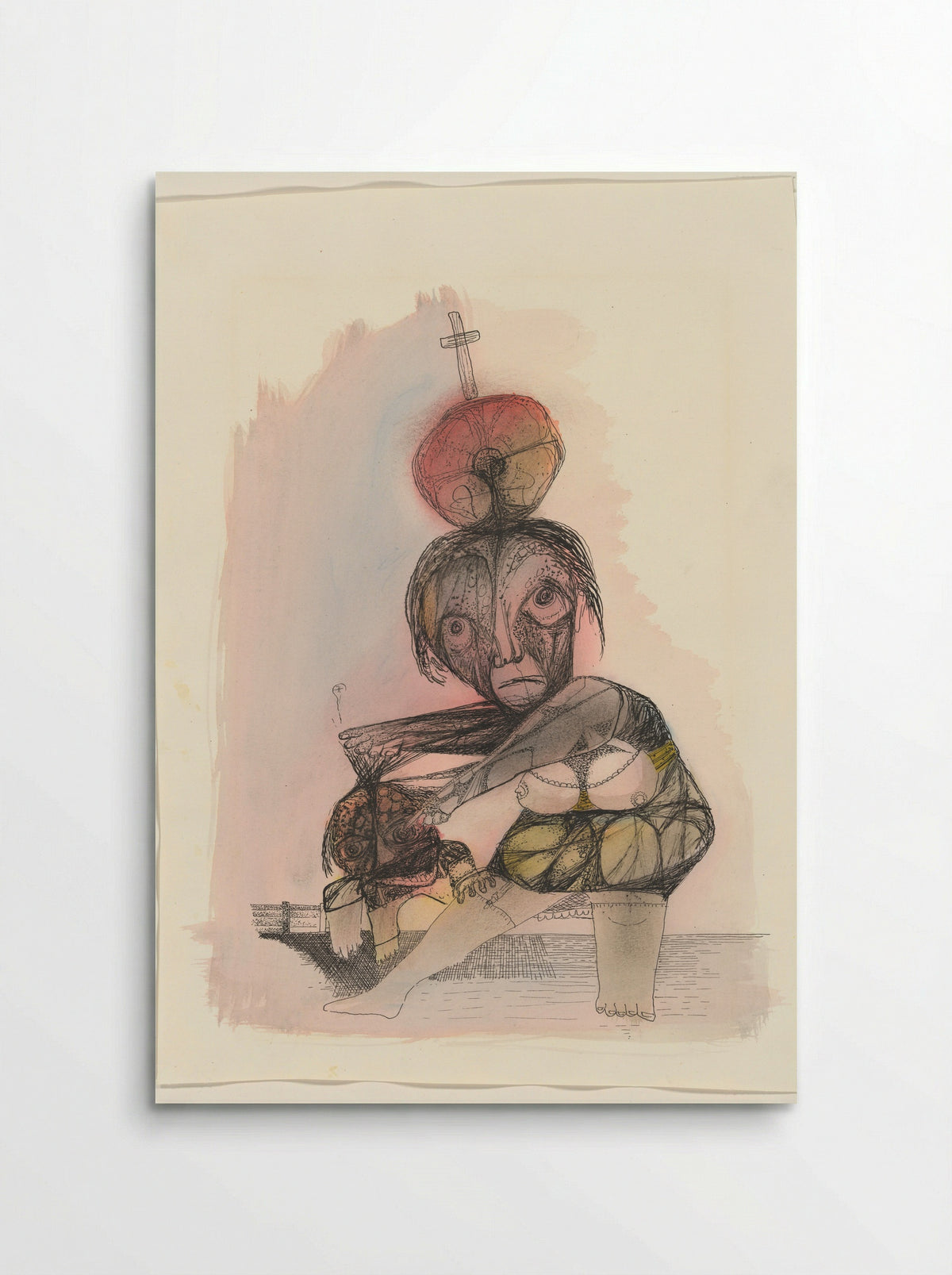 Moeder en kind - Fred van der Wal - Poster
