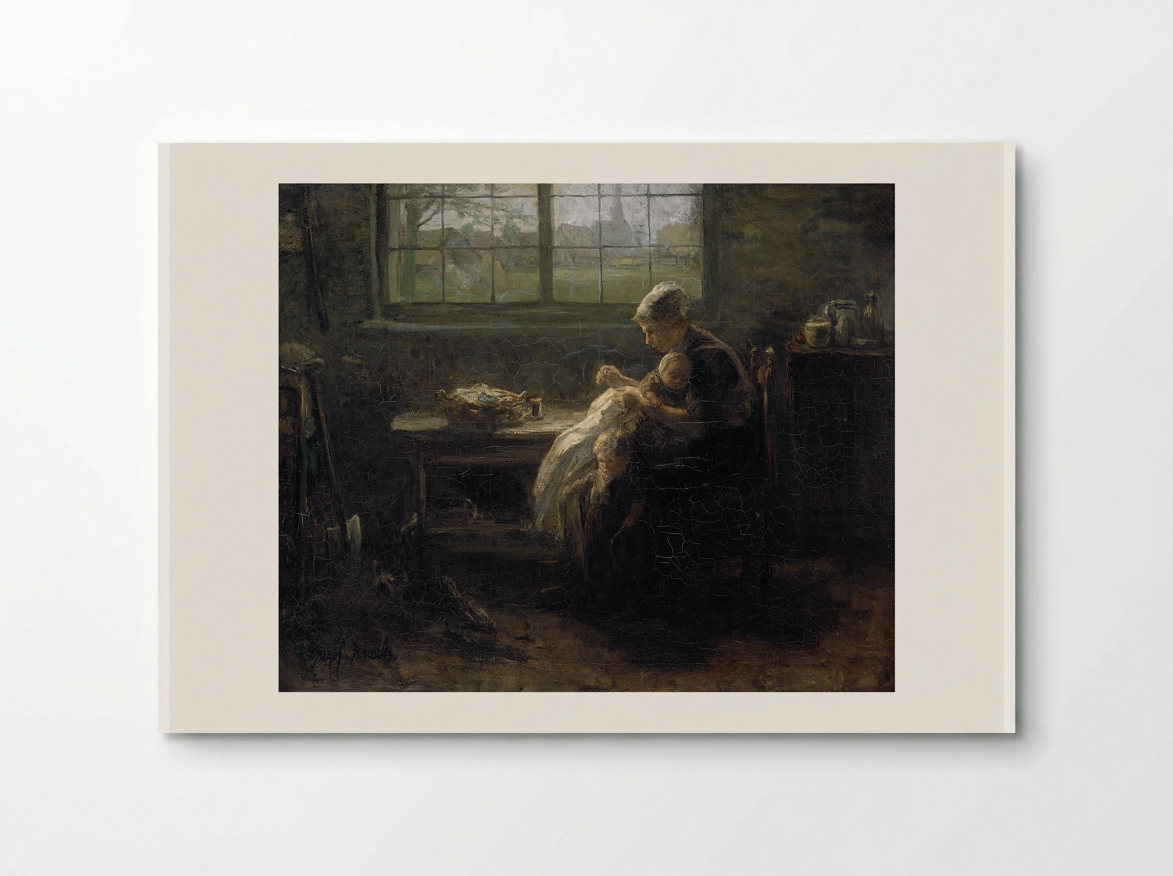 Moederweelde (Mother's Joy) - Jozef Israëls - Poster
