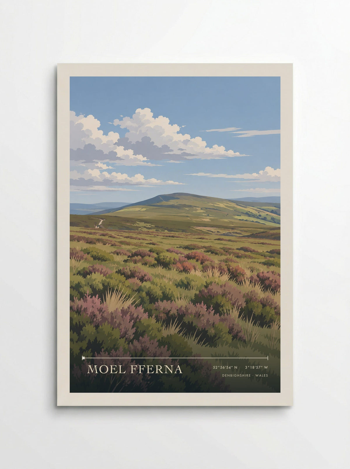 Moel Fferna, Denbighshire | Travel Poster - Poster