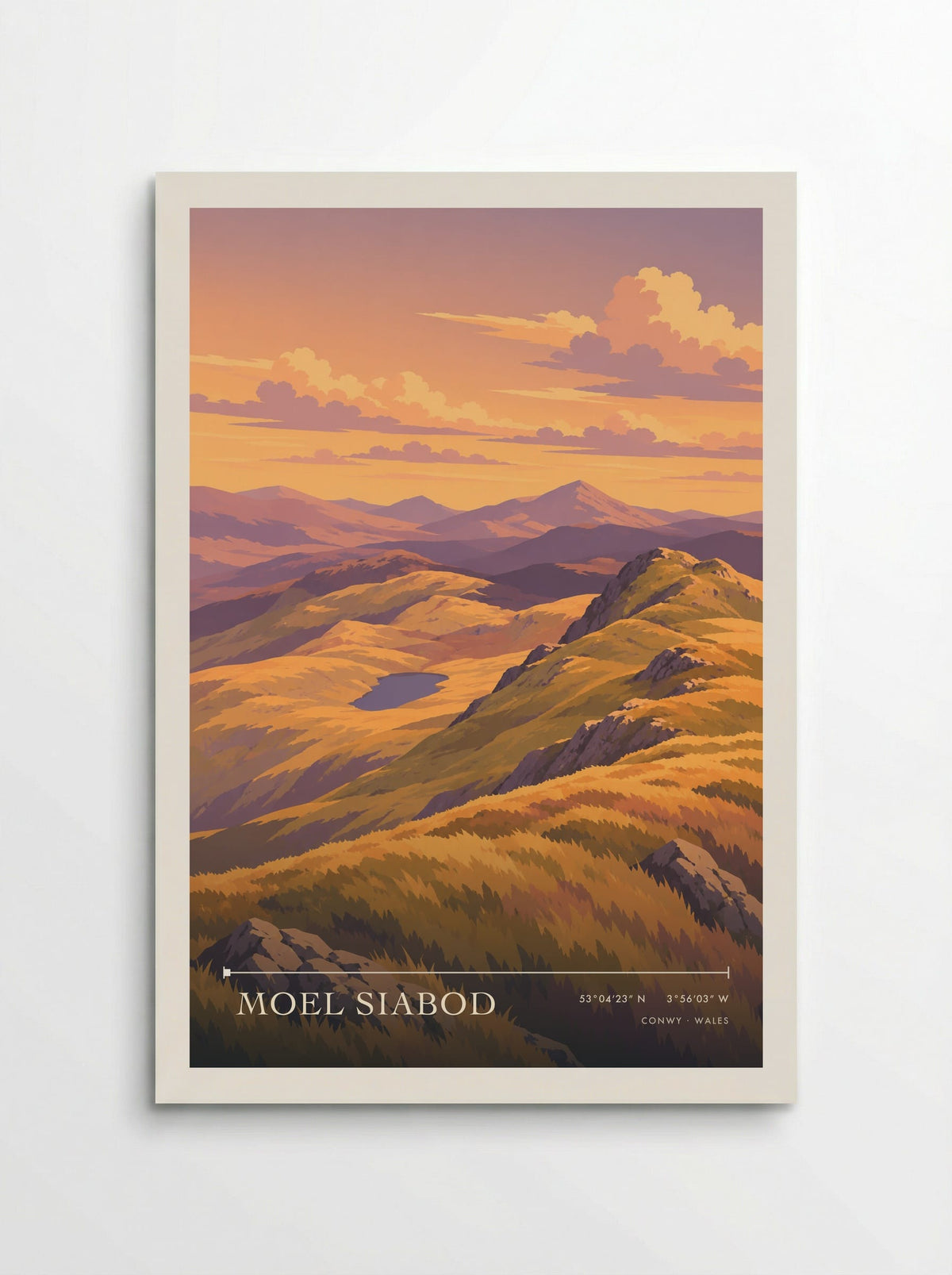 Moel Siabod, Conwy | Travel Poster - Poster